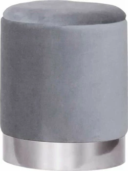 Puf otwierany Altino 4 (szary ze srebrną listwą) 